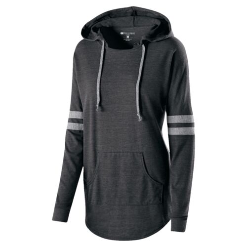 Women's Triblend Hooded Long Sleeve T-Shirt Thumbnail