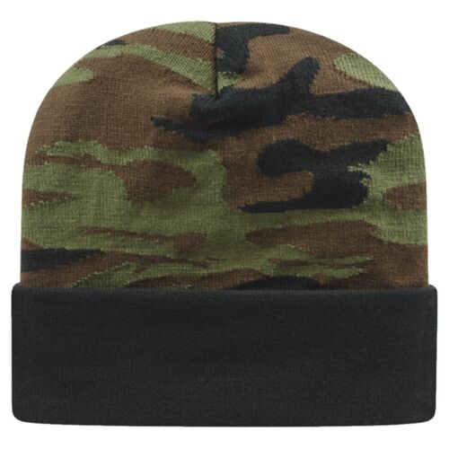 USA-Made Camo Cuffed Beanie Thumbnail