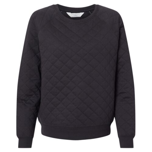 Women's Quilted Crewneck Pullover Thumbnail