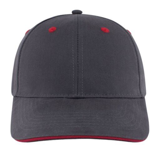 Brushed Twill Cap With Sandwich Bill Thumbnail