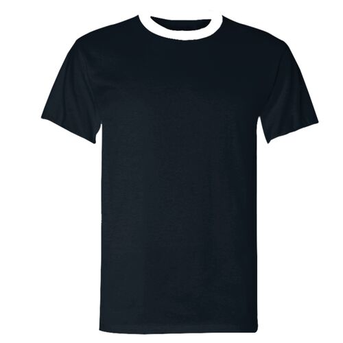 BB410 Poly-Cotton S/S Ringer T-Shirt Thumbnail