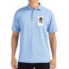 Cutter & Buck Virtue Eco Pique Tile Print Recycled Mens Polo Thumbnail