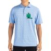 Cutter & Buck Virtue Eco Pique Tile Print Recycled Mens Polo Thumbnail