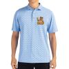 Cutter & Buck Virtue Eco Pique Tile Print Recycled Mens Polo Thumbnail