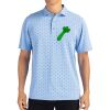 Cutter & Buck Virtue Eco Pique Tile Print Recycled Mens Polo Thumbnail