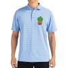 Cutter & Buck Virtue Eco Pique Tile Print Recycled Mens Polo Thumbnail