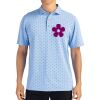 Cutter & Buck Virtue Eco Pique Tile Print Recycled Mens Polo Thumbnail